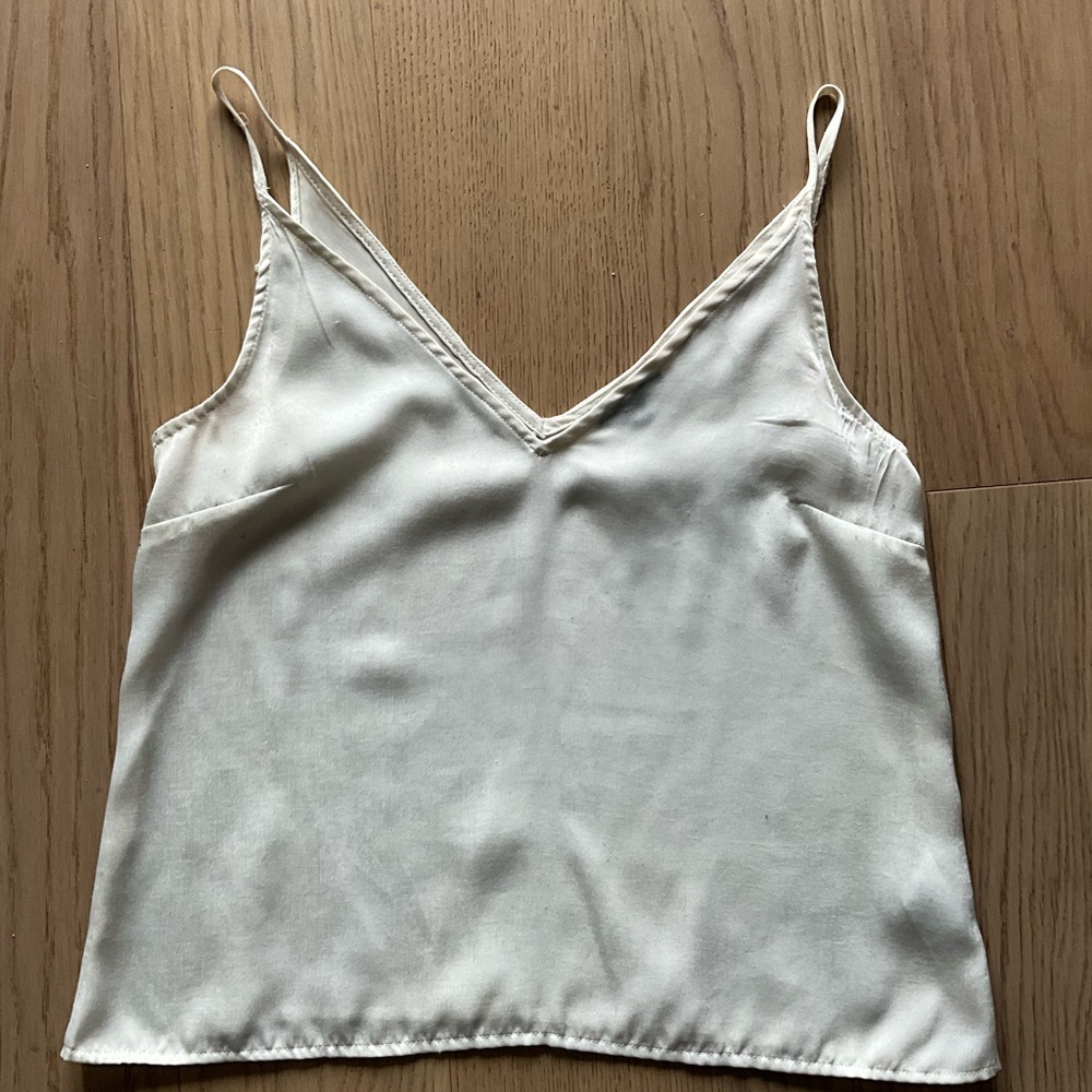 Dynamite Cream Fitted Camisole Top